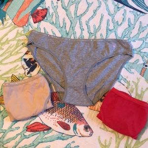 3 Victoria’s Secret size Large Bikini Panties NWOT